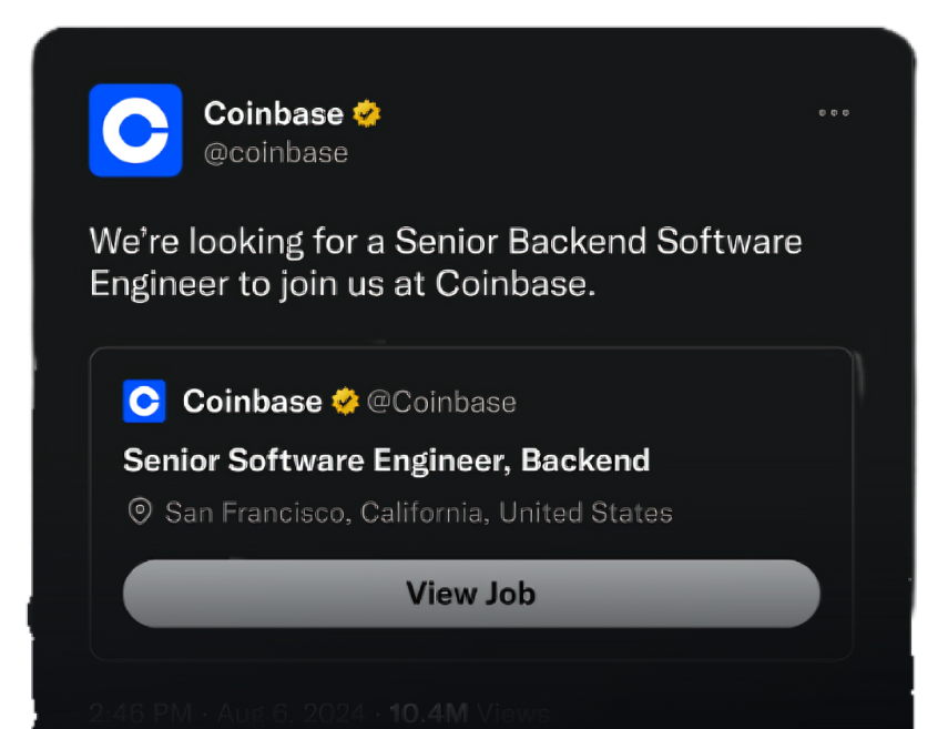 Promoted job post